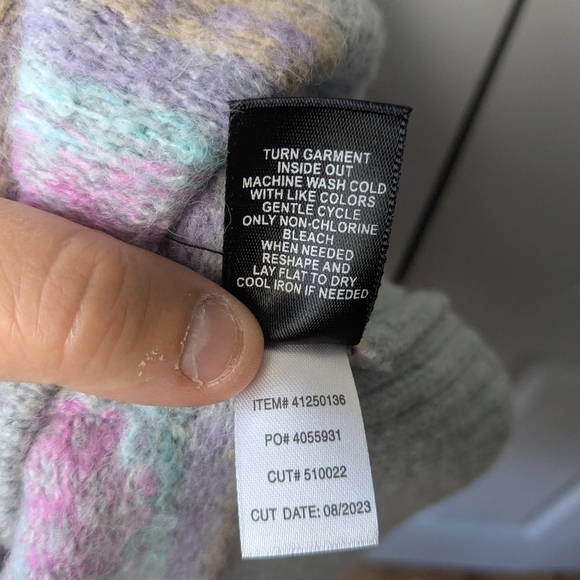 TORRID Mini Vegan Cashmere Mock Neck Sweater Dress Long Sleeve Size 2 = 2X - Picture 8 of 15